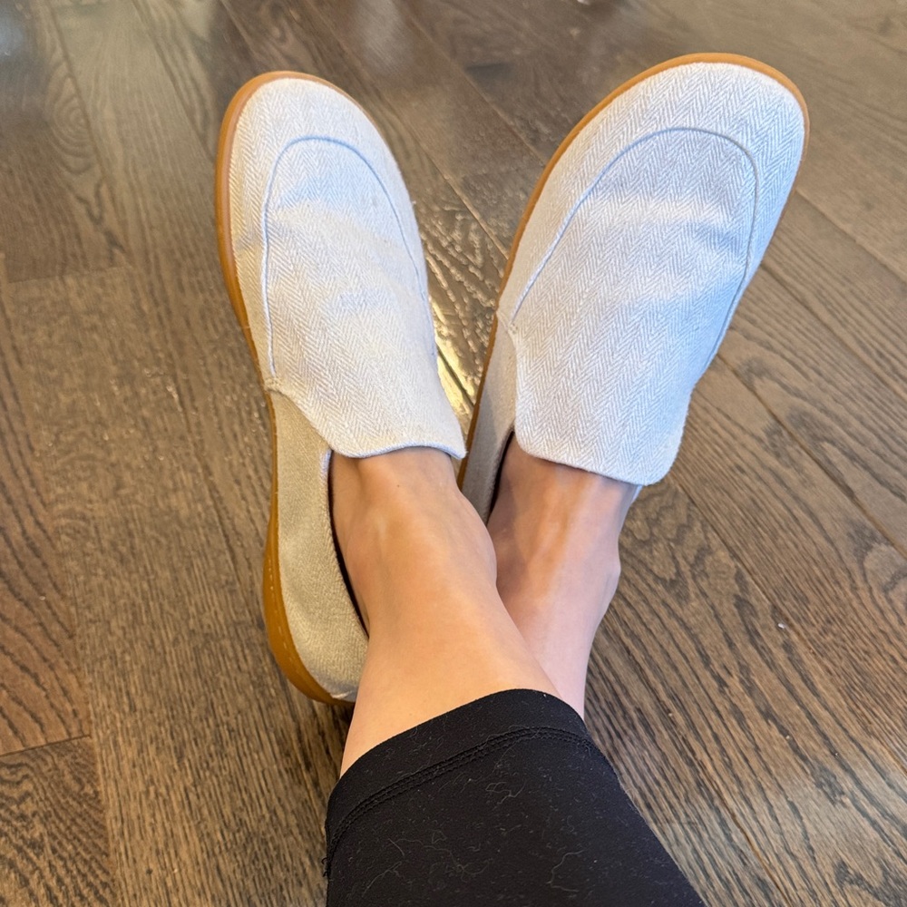 Women's Slip-On Mukishoes barefoot Loafers - Sand light beige